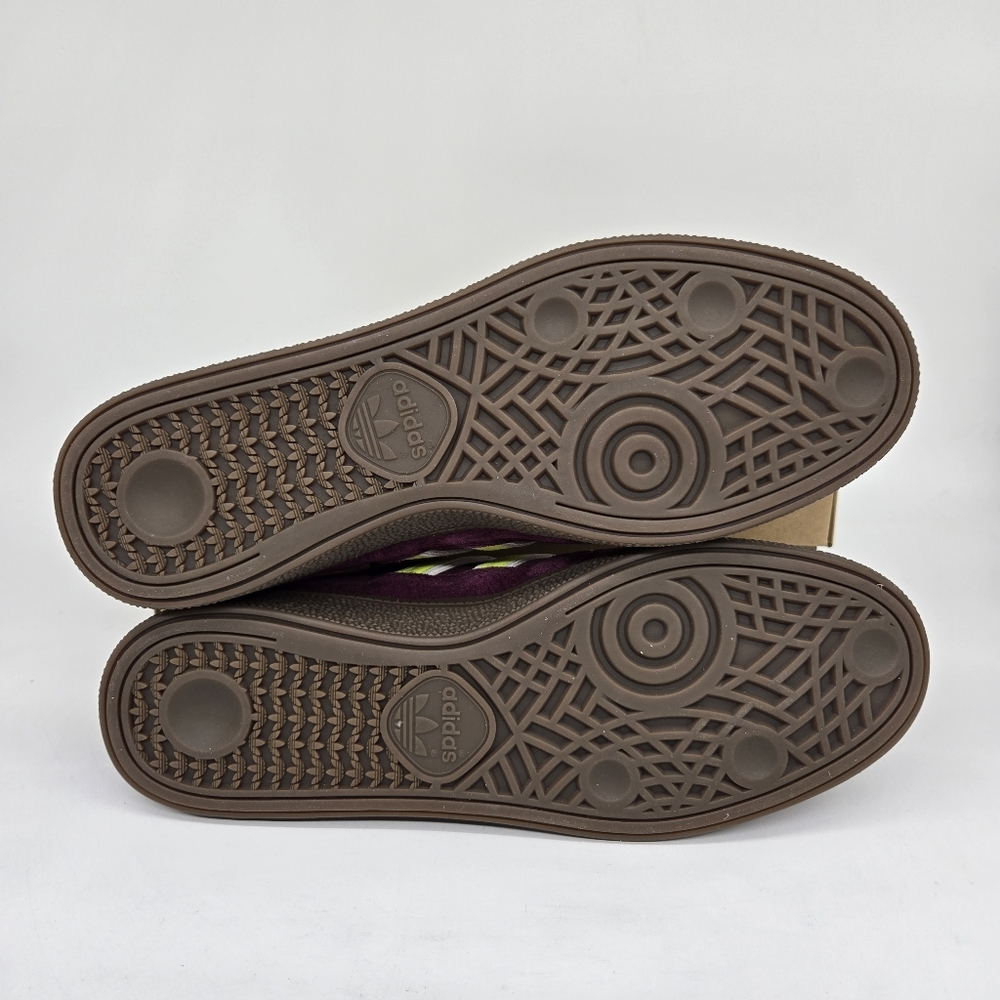 adidas Handball Spezial Weltmeister JH5453 Shadow Red Solar Yellow Shoes Size 12 - Picture 7 of 8